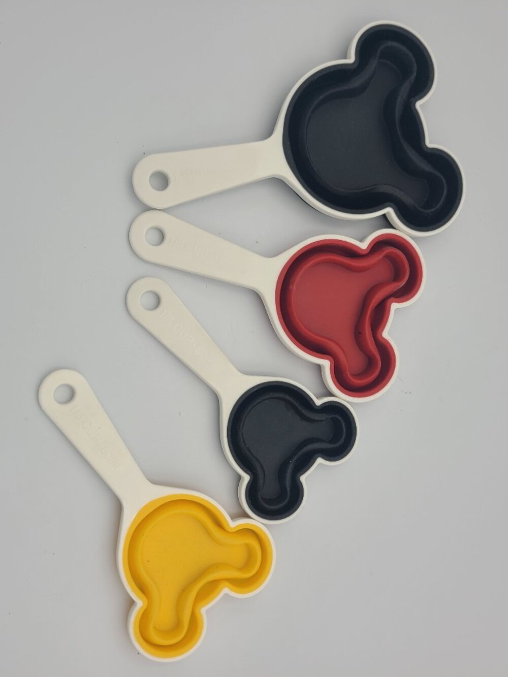 Disney Parks Mouseware Mickey Mouse Icon Collapsible Silicone Measuring Cups Set